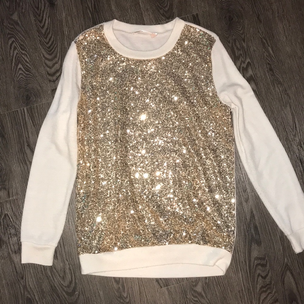 Sequin sweater